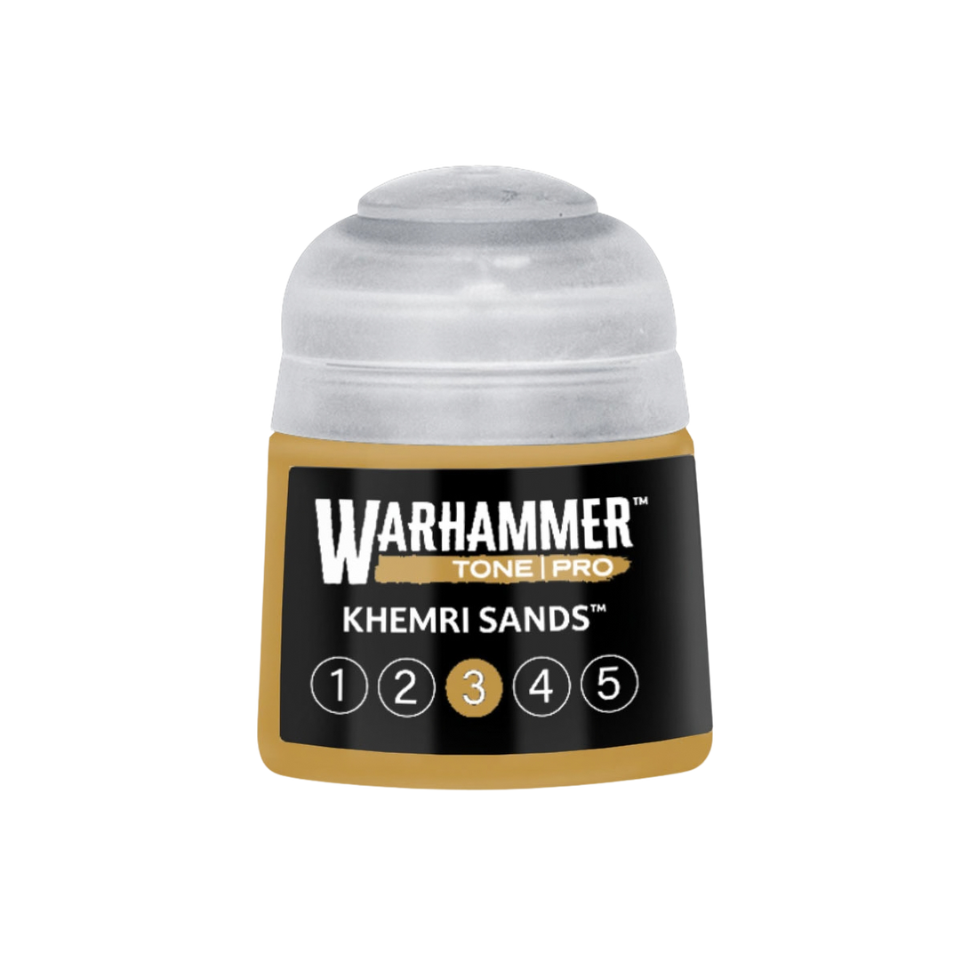 Tinta Warhammer Tone Pro Khemri Sands 3, pote de 12 ml