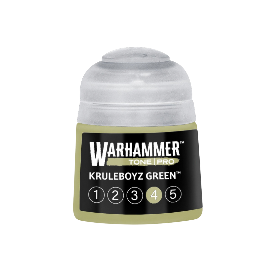 Tinta Warhammer Tone Pro Kruleboyz Green 4, pote de 12 ml