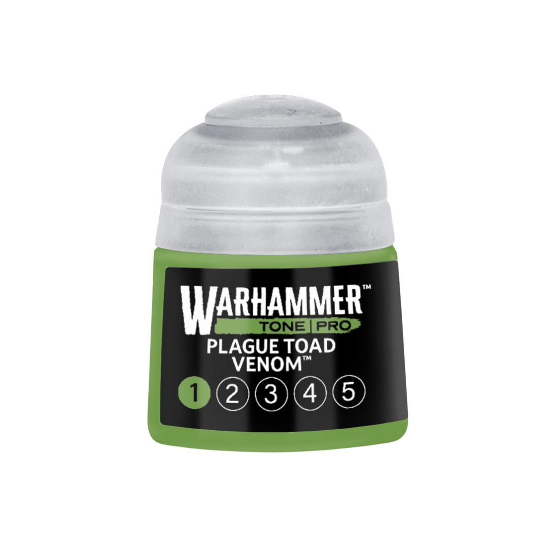 Tinta Warhammer Tone Pro Plague Toad Venom 1, pote de 12 ml