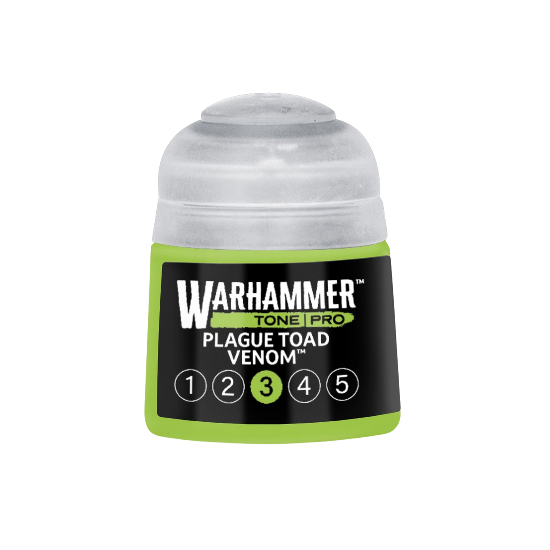 Tinta Warhammer Tone Pro Plague Toad Venom 3, pote de 12 ml