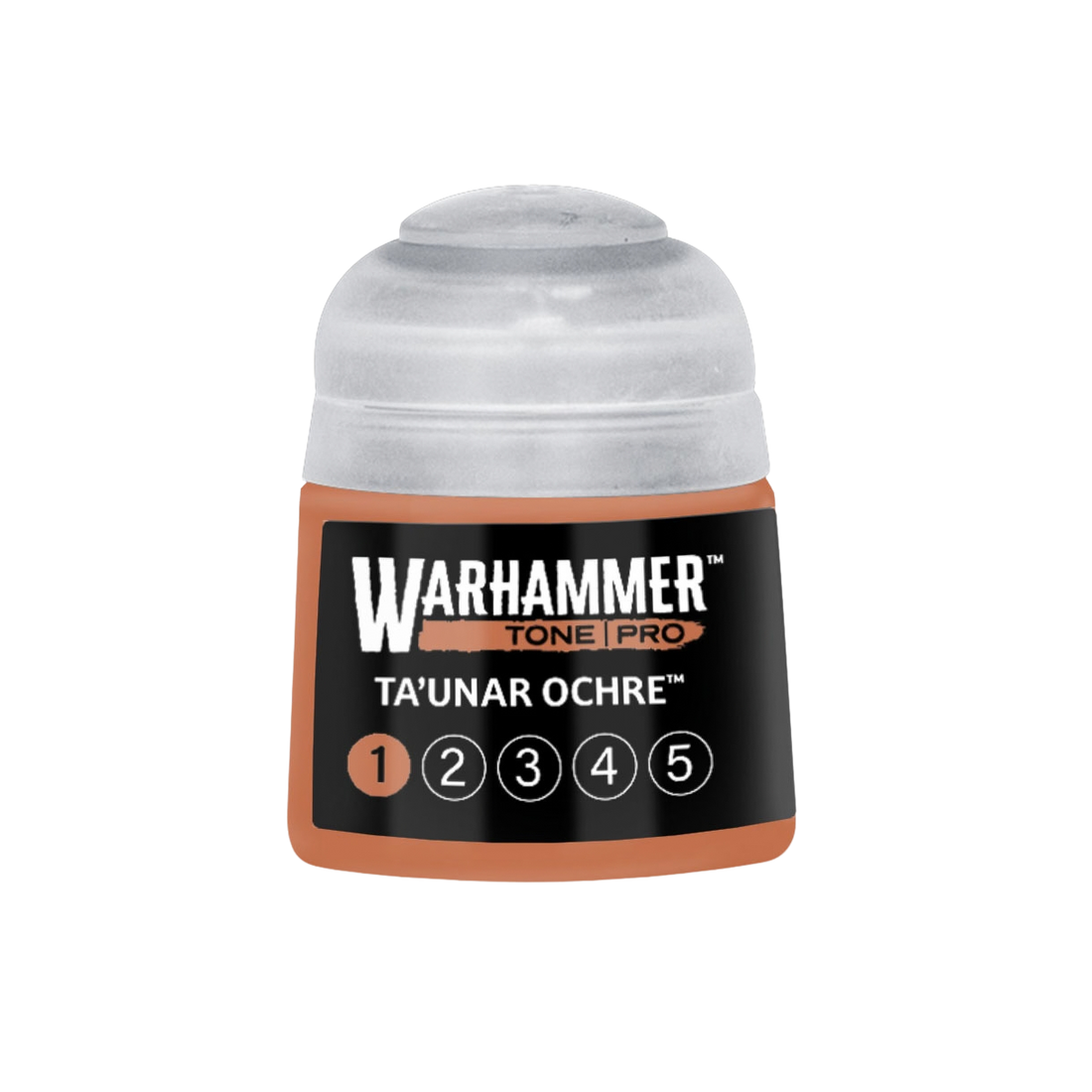 Tinta Warhammer Tone Pro Ta'unar Ochre 1, pote de 12 ml