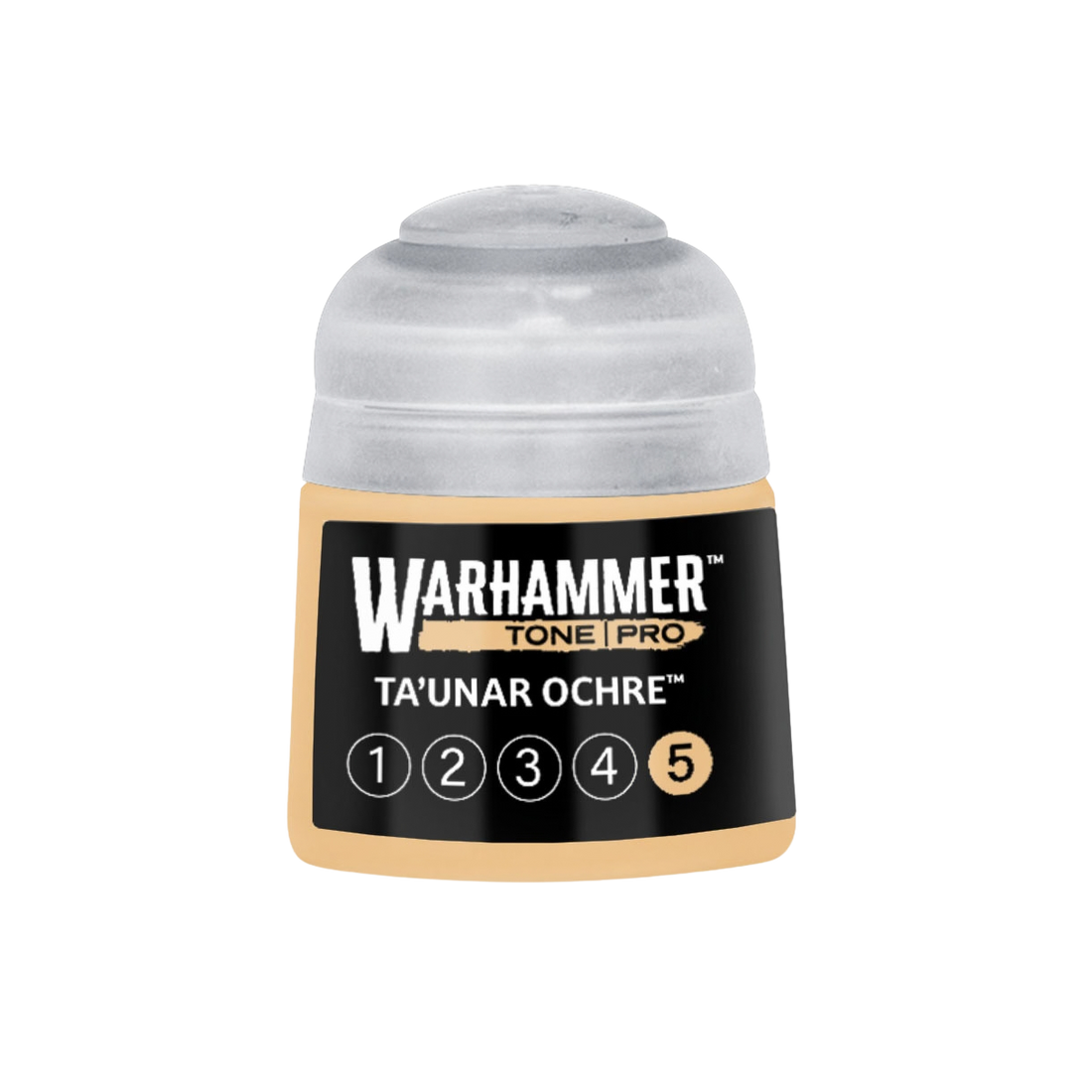 Tinta Warhammer Tone Pro Ta'unar Ochre 5, pote de 12 ml
