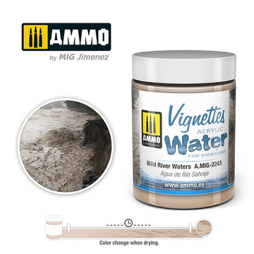 Ammo by Mig - Acrylic Water for Dioramas: Wild River Waters 100ml