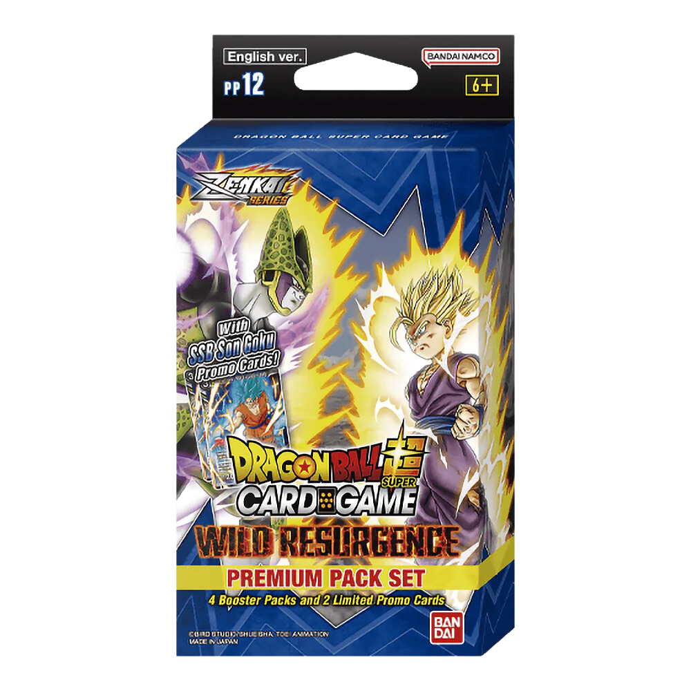 DragonBall Super Card Game - Zenkai Series Set 4 - Wild Resurgence Premium Pack Set 12