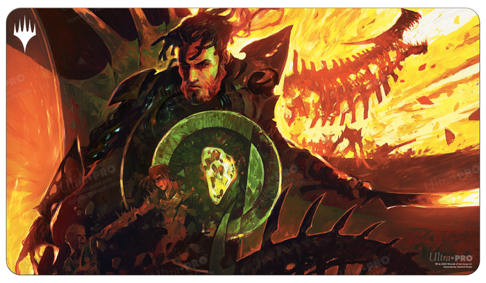 UP - Magic: The Gathering The Brothers' War Playmat F - Mishra's Command