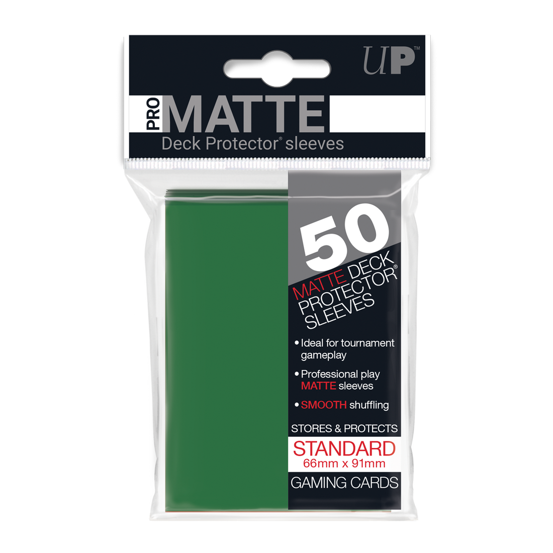 UP - Standard Sleeves - Pro-Matte - Green (50 Sleeves)