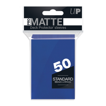 UP - Standard Sleeves - Pro-Matte - Blue (50 Sleeves)