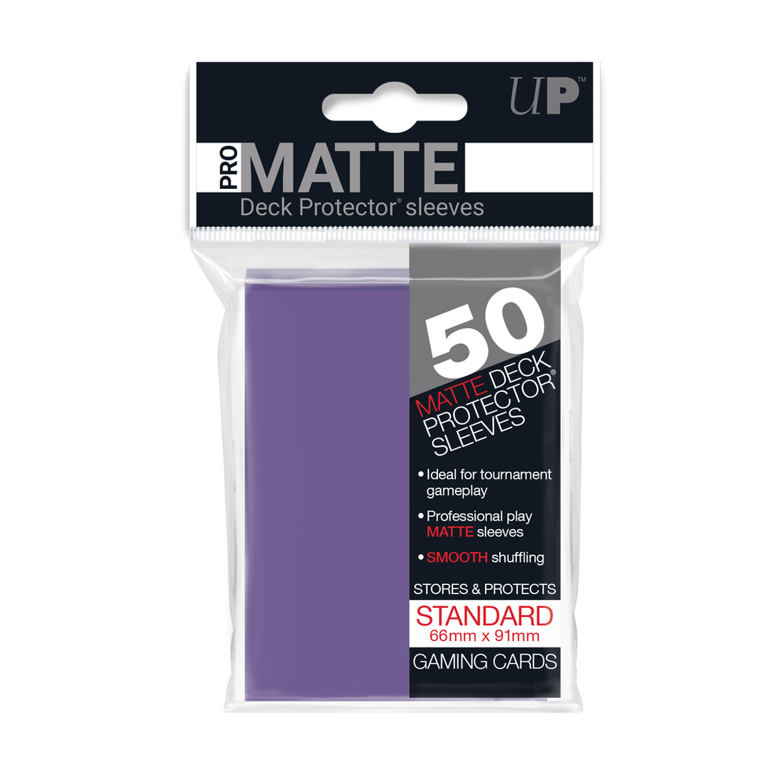 UP - Standard Sleeves - Pro-Matte - Purple (50 Sleeves)