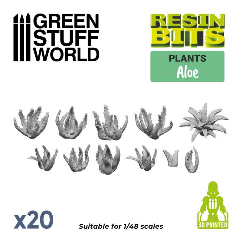 Green Stuff World - 3D printed set - Aloe