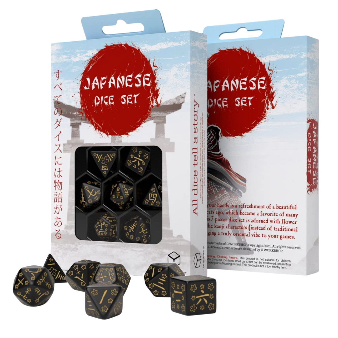 Q Workshop - Japanese Dice Set: Last Words Stone (7)