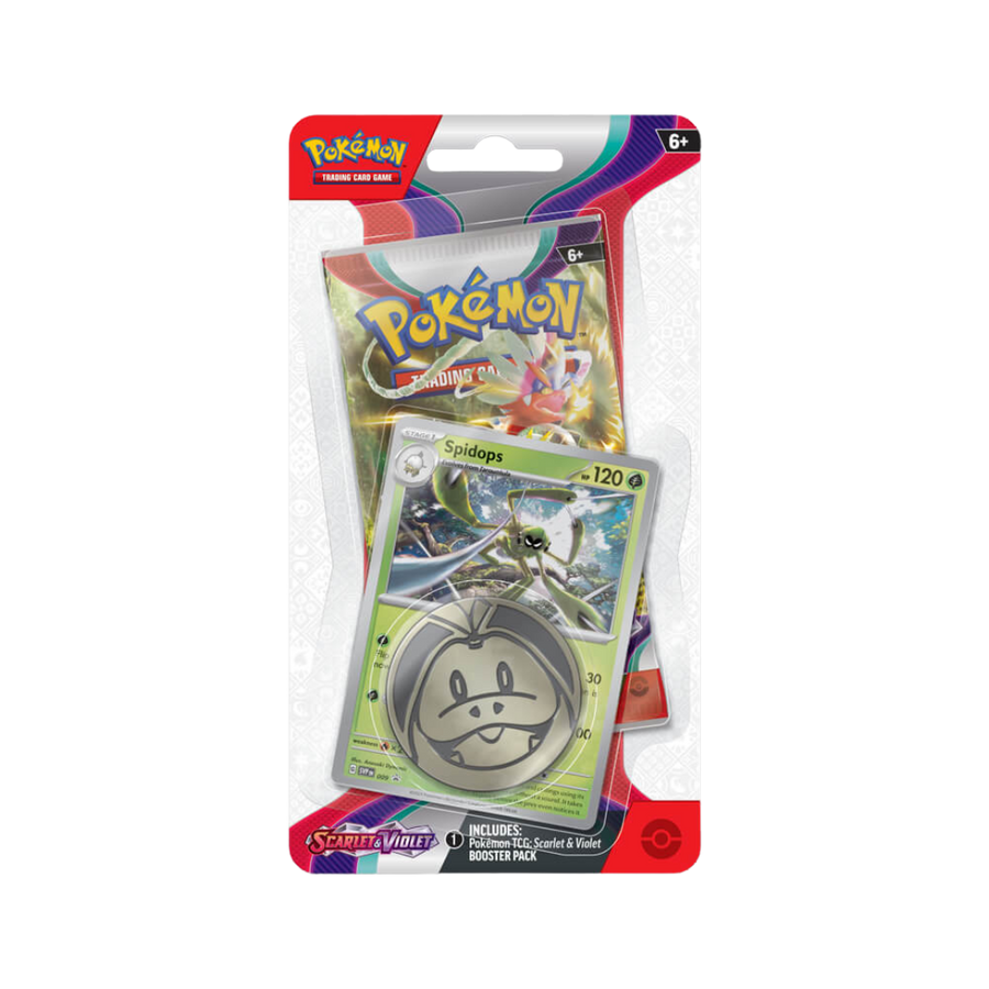 Pokémon TCG: Scarlet & Violet 1 Checklane Blister - Spidops