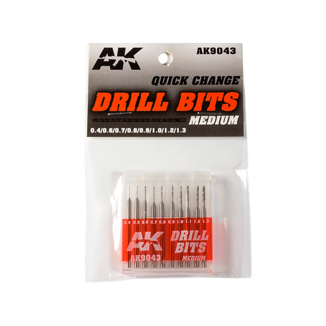 AK Interactive - Drill Bits (0.4-1.3)