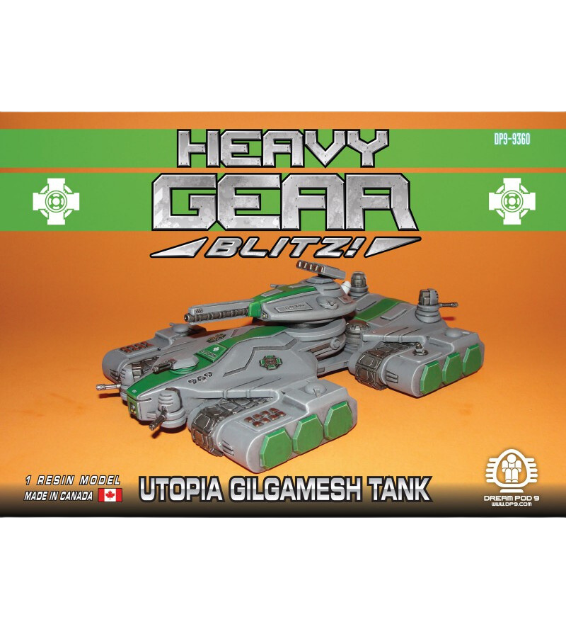 Heavy Gear Blitz! - Utopia Gilgamesh Command Tank