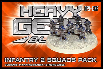 Heavy Gear Blitz! - Caprice Infantry 2 Squads Pack