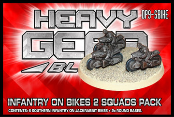 Heavy Gear Blitz! - Southern Infantry on Bikes 2 Squads Pack