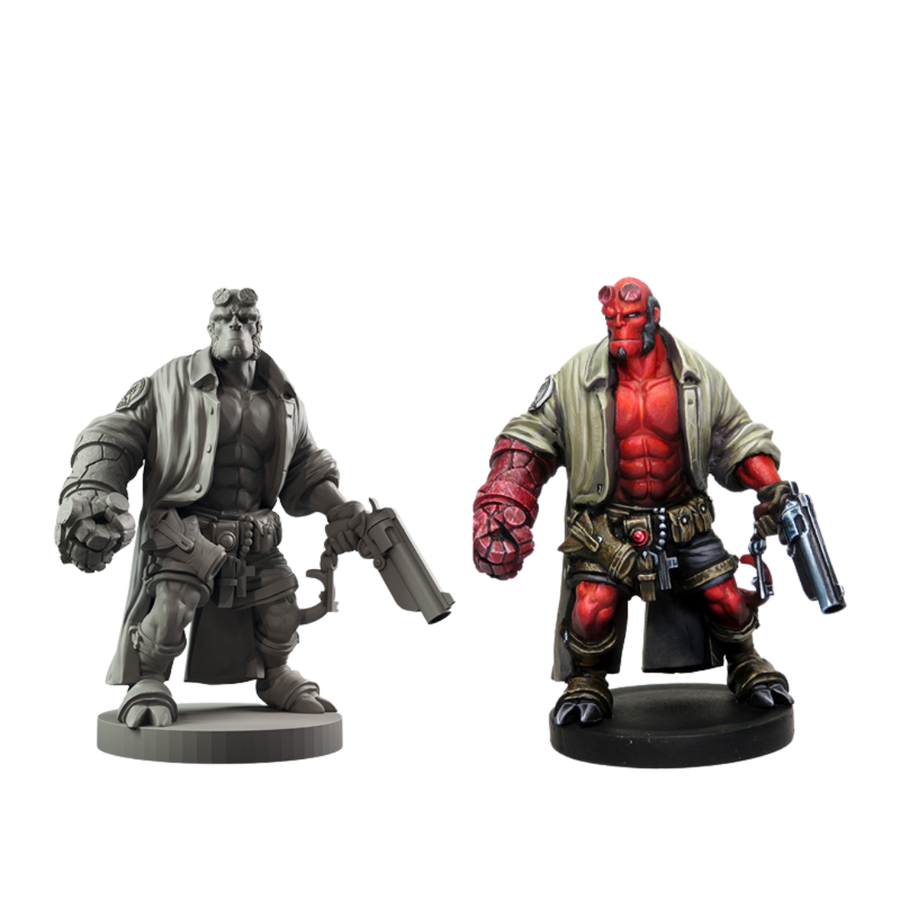 Game Color - Hellboy Paint Set with Hellboy Figure