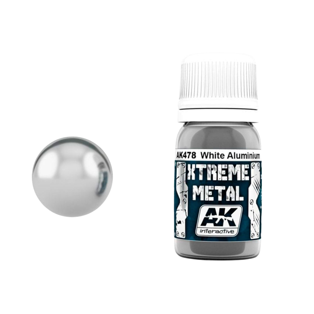 AK Interactive - Xtreme Metal - White Aluminium