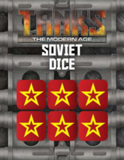 Tanks The Modern Age: Soviet Dice Set