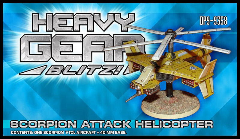 Heavy Gear Blitz! - Northern Scorpion Attack Helicopter