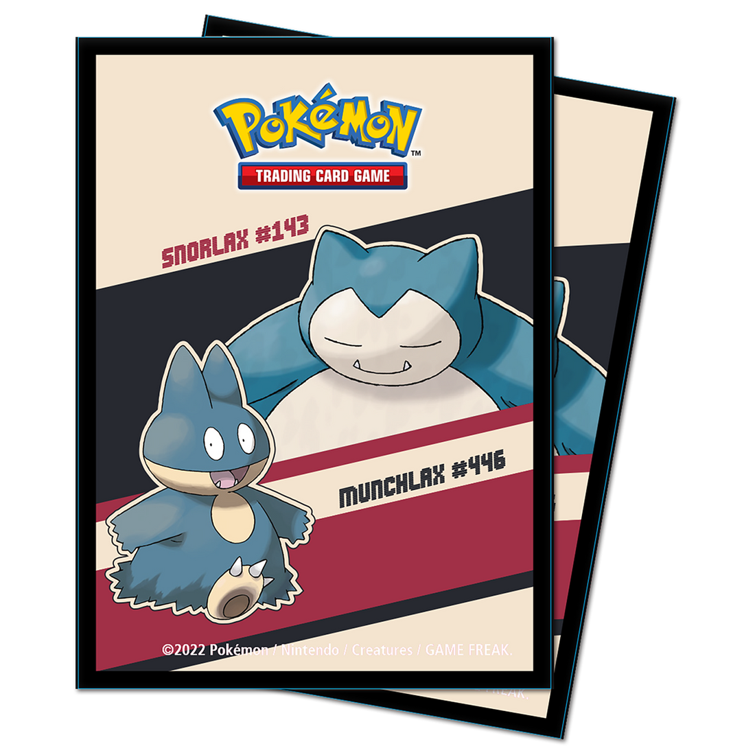 UP - Snorlax & Munchlax Deck Protectors for Pokémon (65 Sleeves)