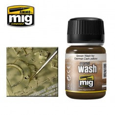 Ammo by Mig - EMANEL WASH: Brown Wash For German Dark Yellow