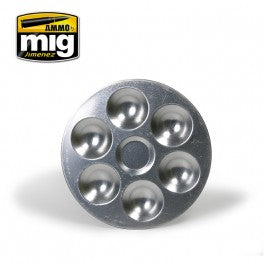 Ammo by Mig - Aluminiun Palette (6 wells)