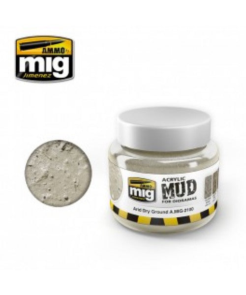 Ammo by Mig - Acrylic Mud for Dioramas: Arid Dry Ground
