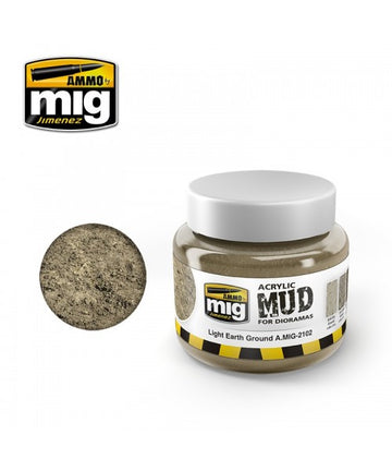Ammo by Mig - Acrylic Mud for Dioramas: Light Earth Ground