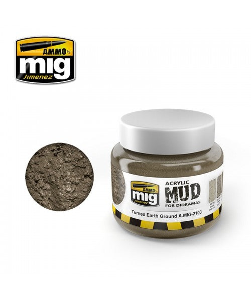 Ammo by Mig - Acrylic Mud for Dioramas: Turned Earth Ground