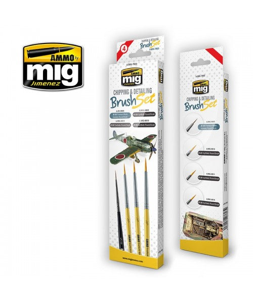 Ammo by Mig - Chipping & Detailing Brush Set