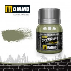 Ammo by Mig - DIO DRYBRUSH: Light Olive Green
