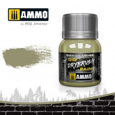 Ammo by Mig - DIO DRYBRUSH: Medium Green