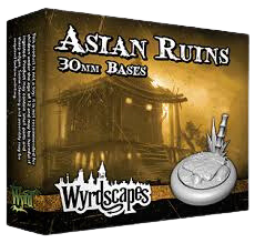 Malifaux 3rd Edition - Asian Ruins 30mm Bases