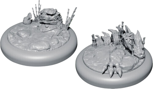 Malifaux 3rd Edition - Asian Ruins 40mm Bases