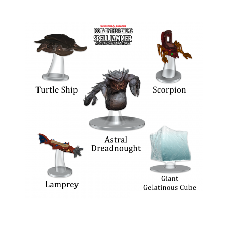 D&D Icons of the Realms Miniatures: Ship Scale - Attacks from Deep Space
