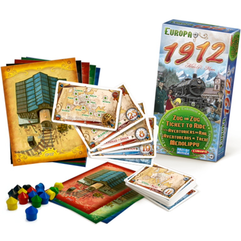 Ticket to Ride: Europe 1912 Expansion