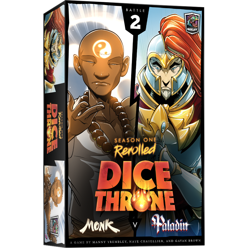 Dice Throne S1R Battle 2 - Monk v Paladin - EN