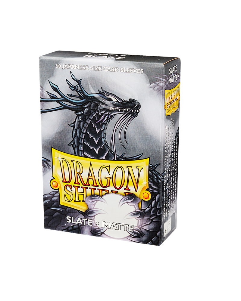 Dragon Shield Japanese Matte Sleeves - Slate (60 Sleeves)