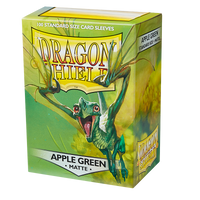 Dragon Shield Matte Sleeves - Apple Green (100 Sleeves)