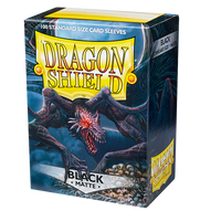 Dragon Shield Matte Sleeves - Black (100 Sleeves)