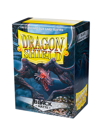 Dragon Shield Matte Sleeves - Black (100 Sleeves)