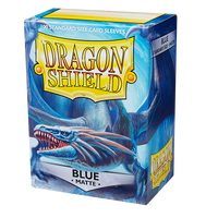 Dragon Shield Matte Sleeves - Blue (100 Sleeves)