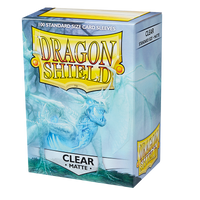 Dragon Shield Matte Sleeves - Clear (100 Sleeves)