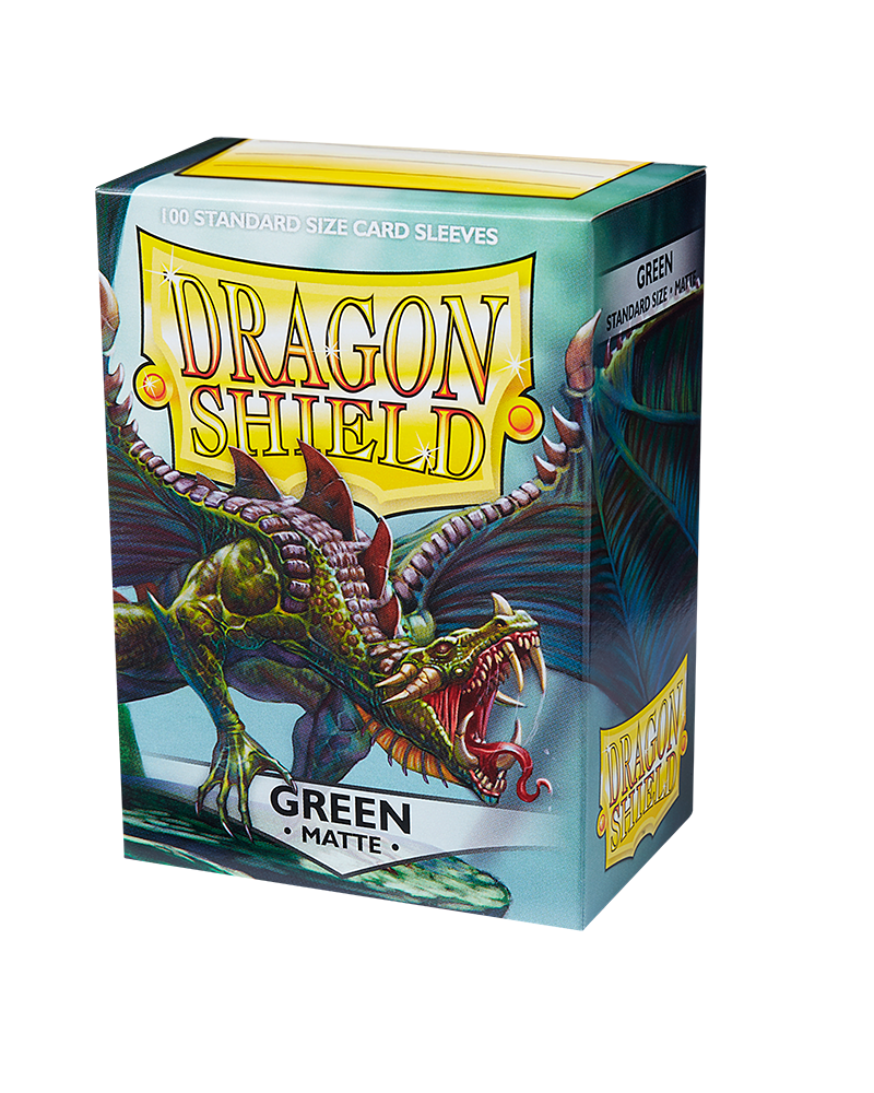 Dragon Shield Matte Sleeves - Green (100 Sleeves)