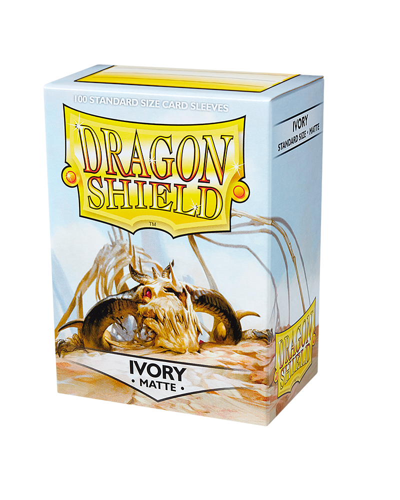 Dragon Shield Matte Sleeves - Ivory (100 Sleeves)