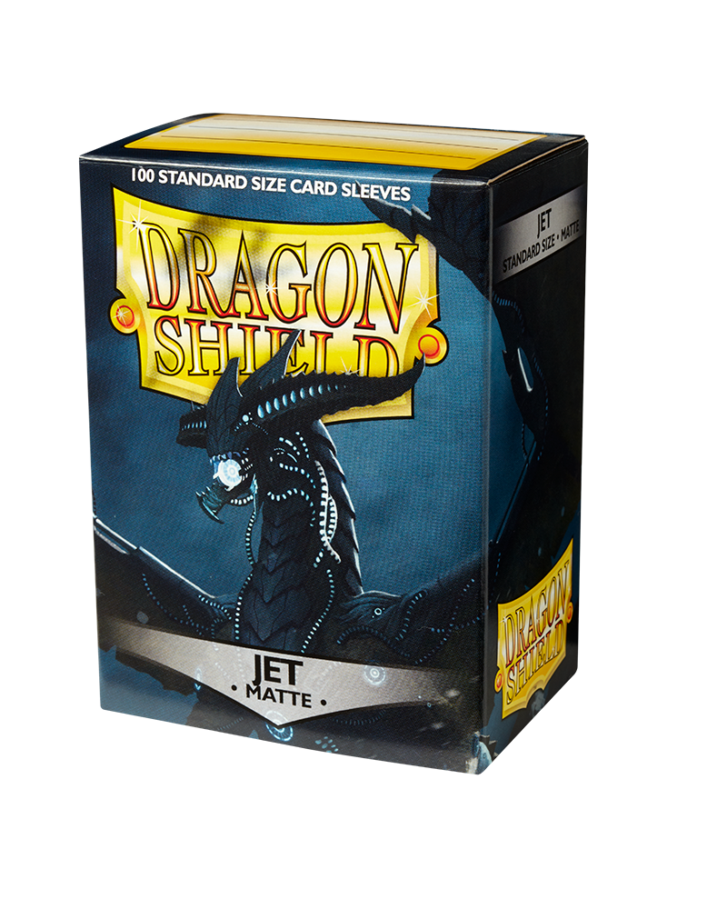 Dragon Shield Matte Sleeves - Jet (100 Sleeves)
