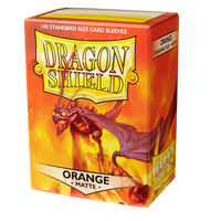Dragon Shield Matte Sleeves - Orange (100 Sleeves)