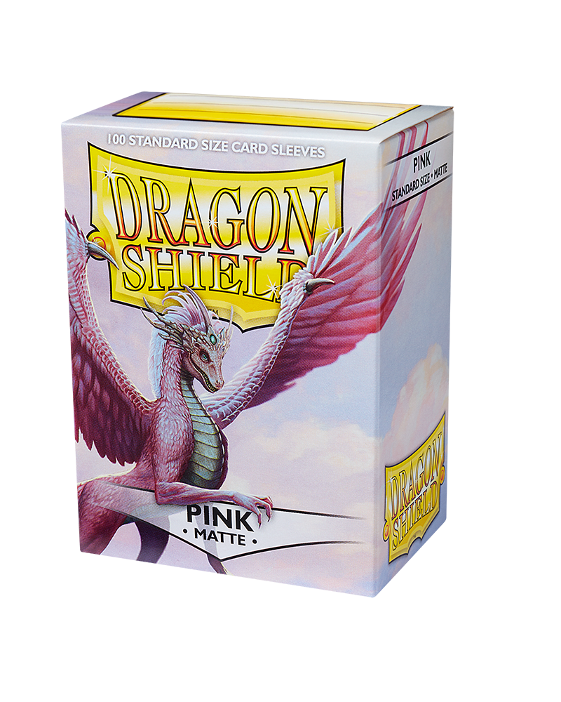 Dragon Shield Matte Sleeves - Pink (100 Sleeves)