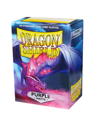 Dragon Shield Matte Sleeves - Purple (100 Sleeves)