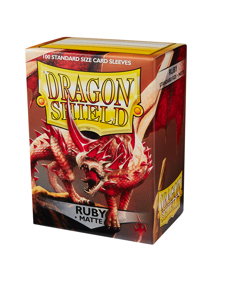 Dragon Shield Matte Sleeves - Ruby (100 Sleeves)